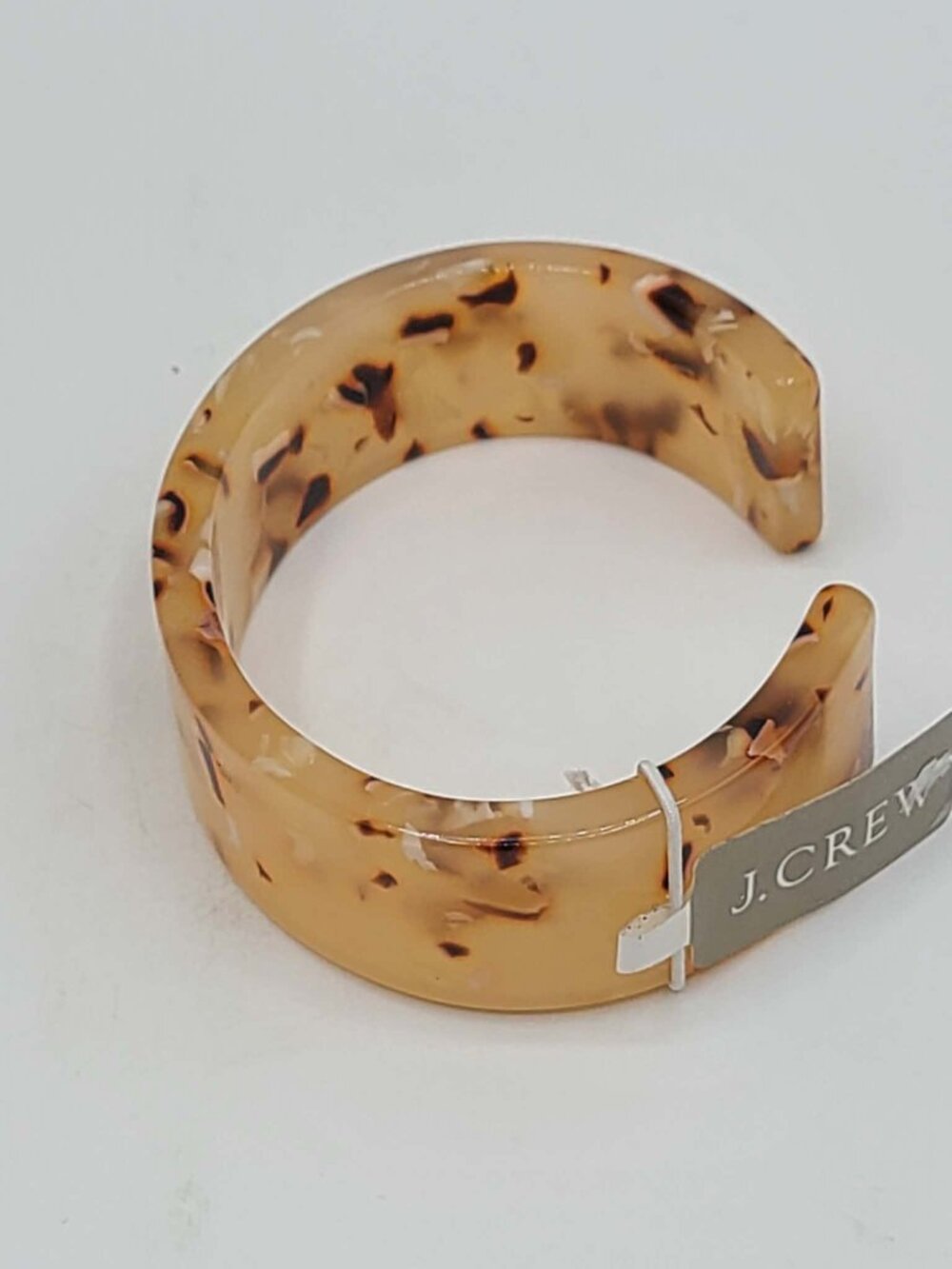 J Crew Faux Tortoise Cuff Bracelet NWT